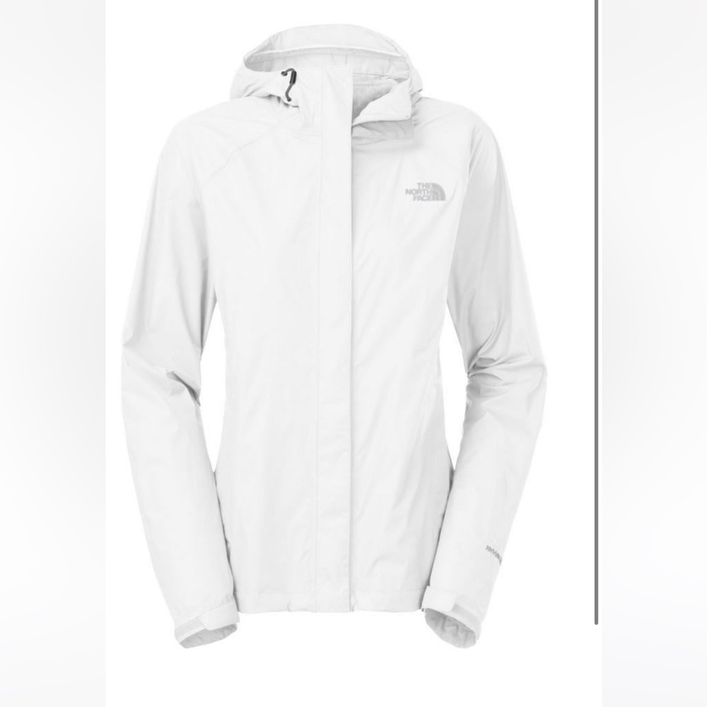 The North Face Women's White Nylon Thin Rain Waterproof Jacket size x-Small